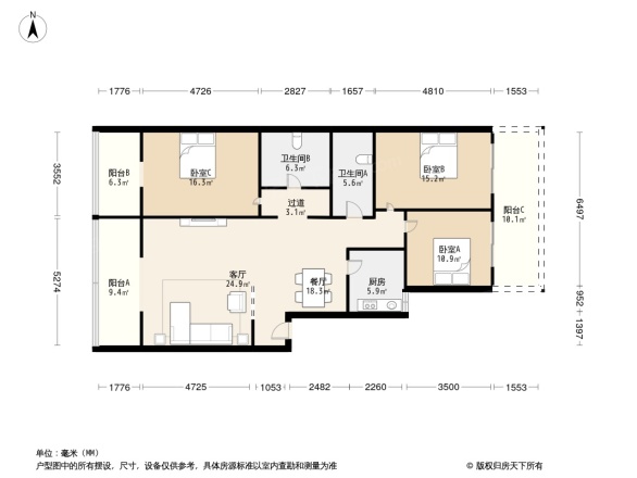 翠风苑二期公寓户型图