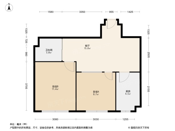 澳海東方1號户型图