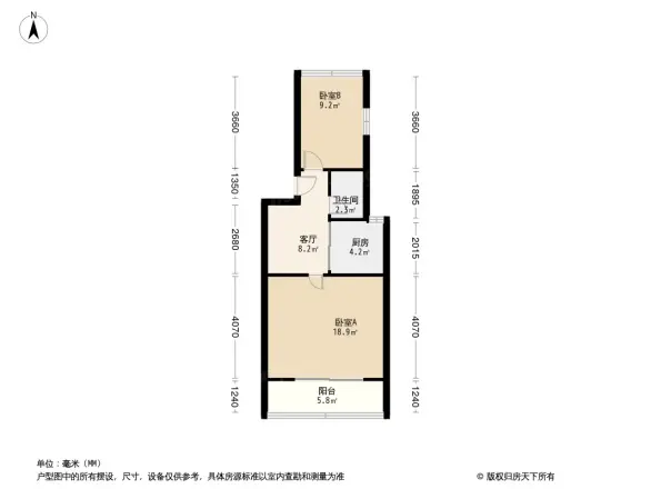 厅后街小区户型图