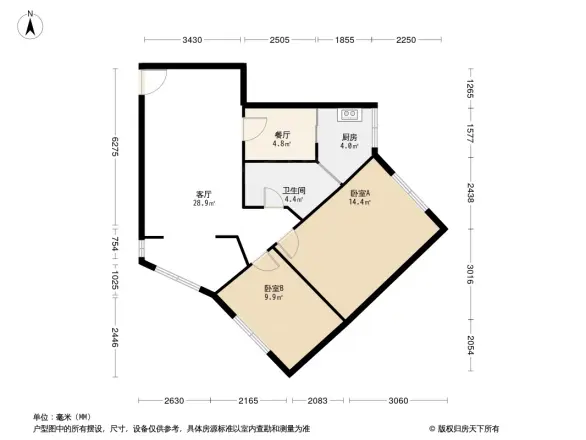 一环路南三段64号院户型图
