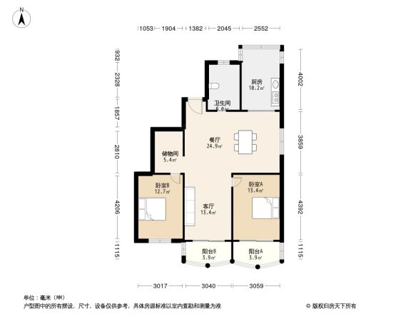 高登花园户型图