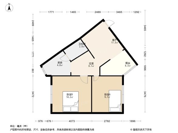 八二宿舍一区户型图