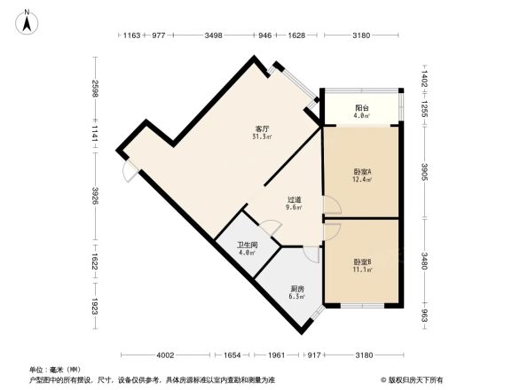 联合公寓户型图