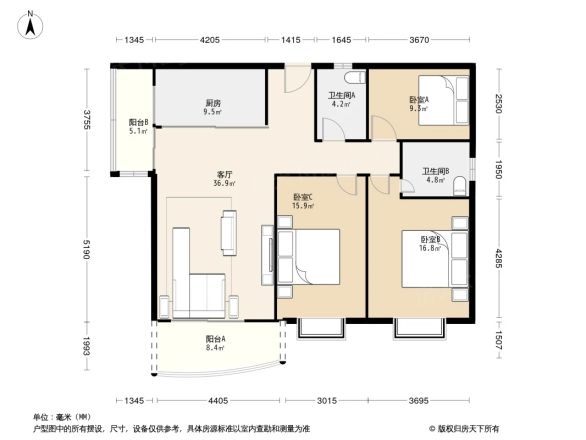 文景园户型图