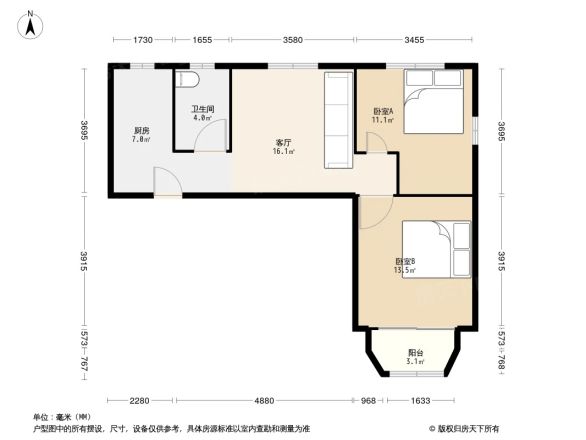 水仙苑户型图