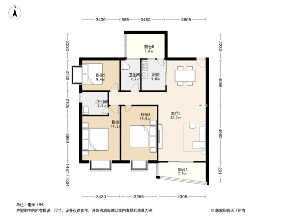 文景园户型图