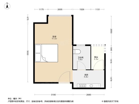 希尔顿阳光户型图