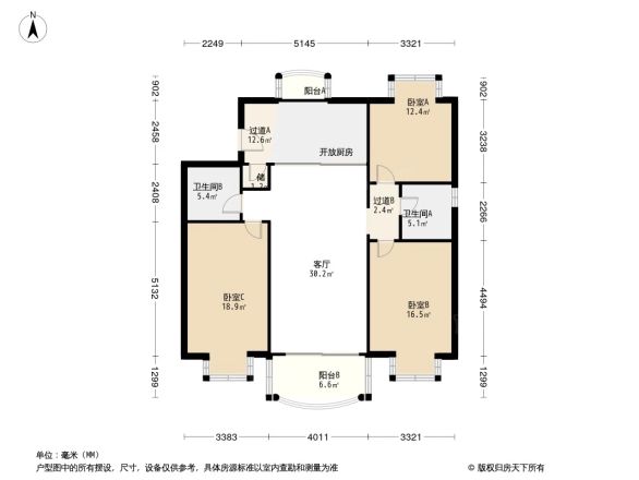 淮海世纪花苑户型图