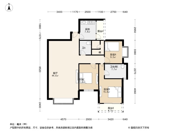 汇贤居户型图