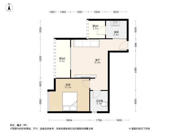 云星钱隆天下北区户型图
