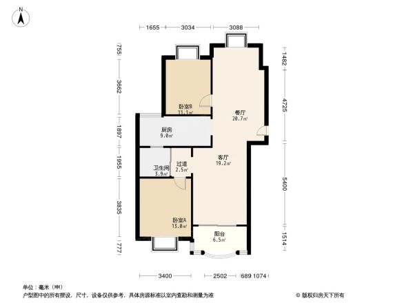 胡姬花园户型图