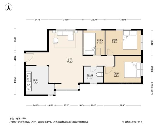 明昌大厦户型图