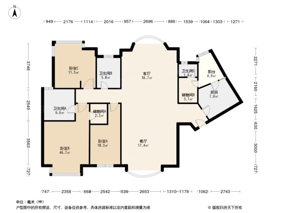 汇贤居户型图