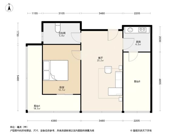 云星钱隆天下北区户型图