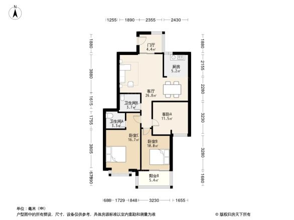 凤岭名筑户型图