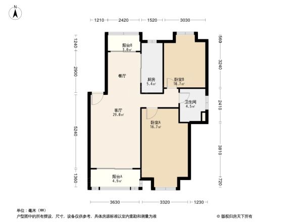锦峰苑户型图