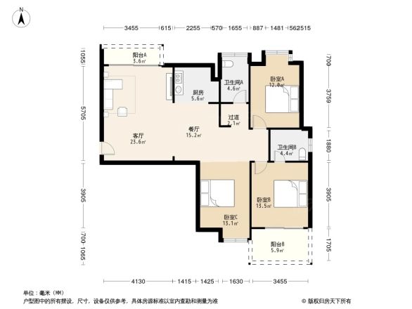 凤岭名筑户型图