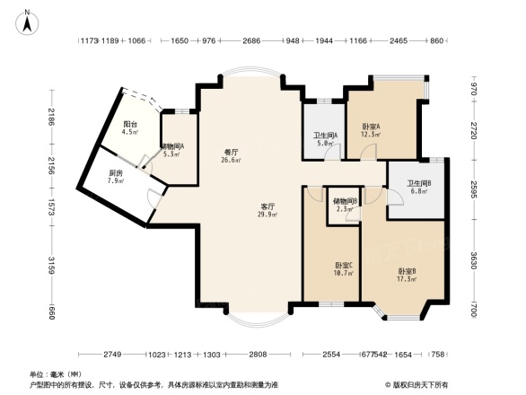 汇贤居户型图