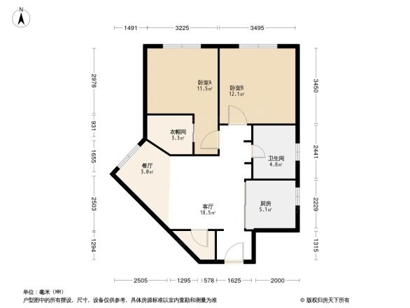 爱乐大厦户型图