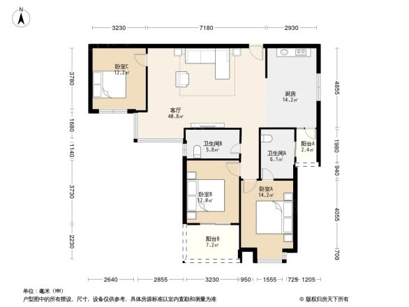 凤岭名筑户型图