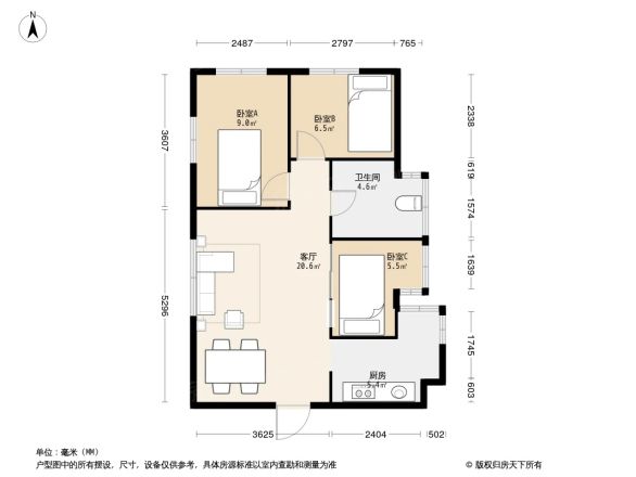 明昌大厦户型图