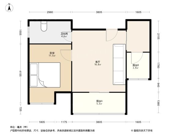 云星钱隆天下北区户型图
