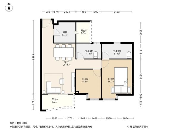 金桃园户型图