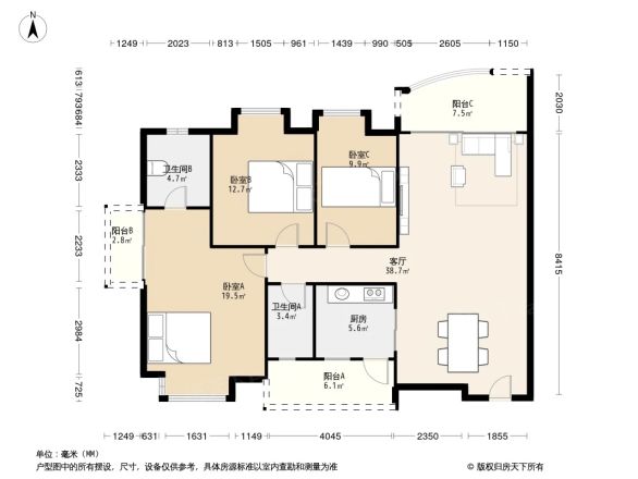 半山翠苑户型图