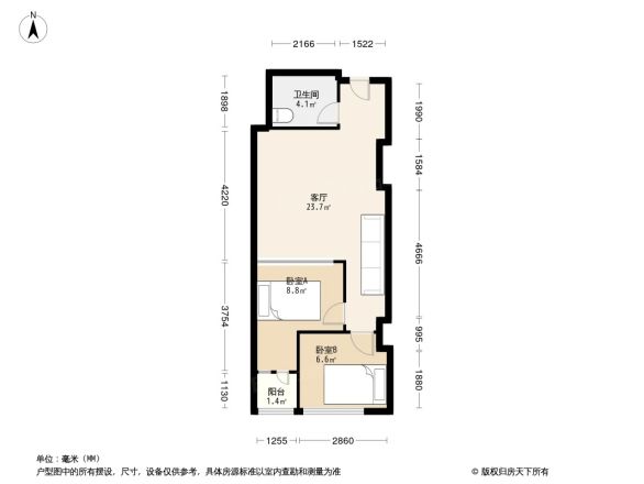 懿峯国际公寓户型图