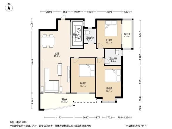 半岛荔园户型图