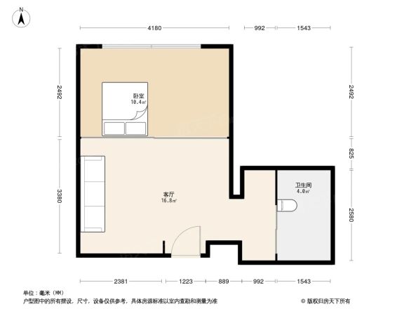 懿峯国际公寓户型图
