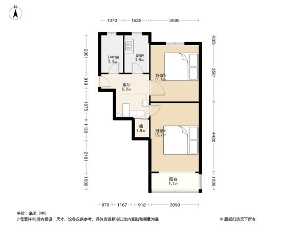 化工二三村户型图