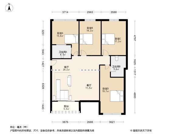 莲员东路小区户型图