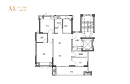 龙湖·紫宸府3室2厅1厨2卫建面110.00㎡