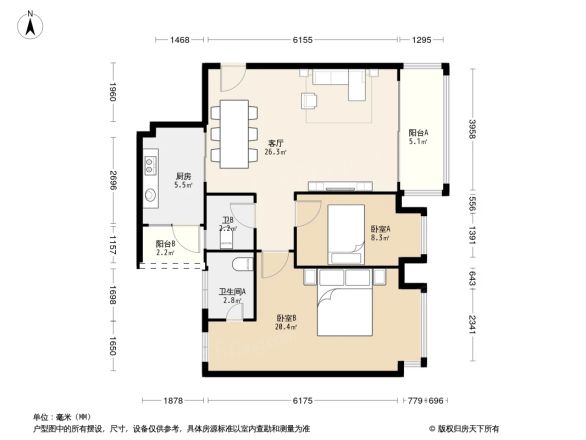 骏景雅苑户型图