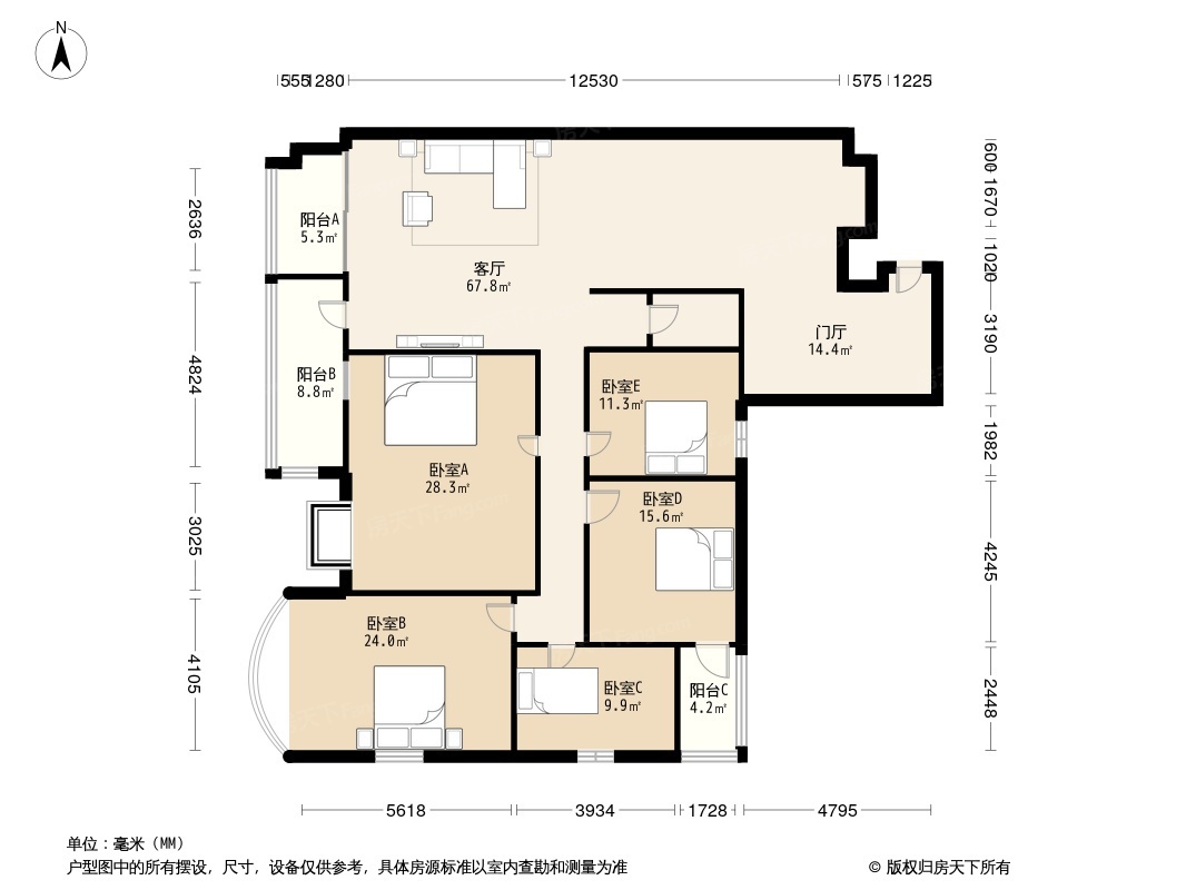 南宁金旺角户型图图片