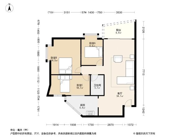 御豪花园二期户型图