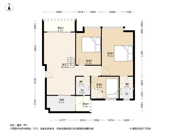 和苑户型图