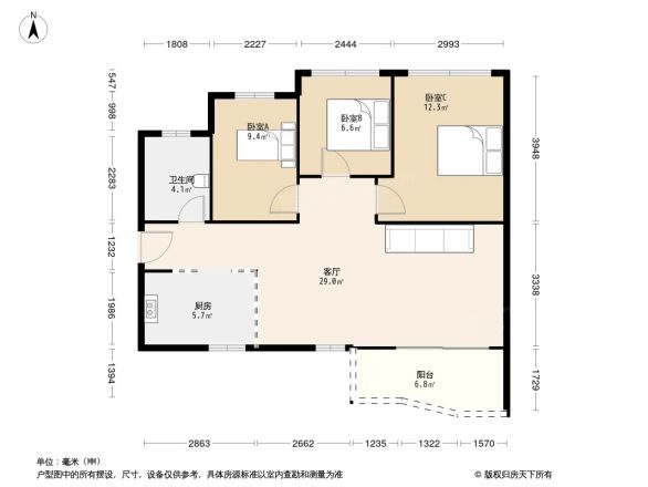 金茂华庭户型图