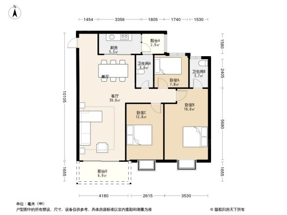 金地花园户型图
