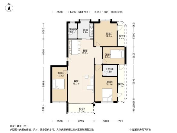 南辉花园户型图