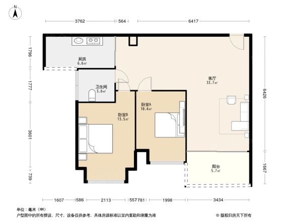 俊和闲庭户型图