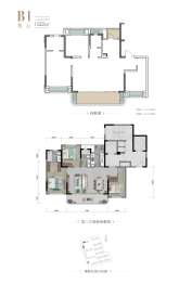 德商&石榴·春和天骄3室2厅2卫建面122.00㎡