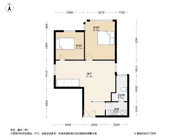 宝利大厦户型图