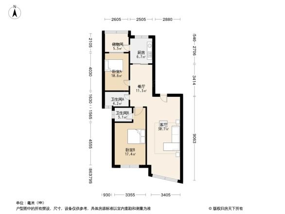 南辉花园户型图