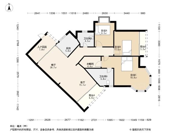 富都花园户型图