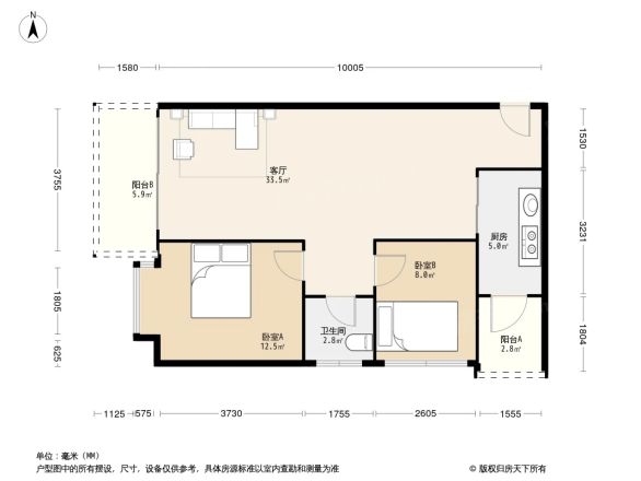 金地花园户型图