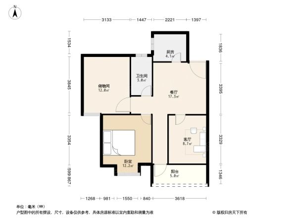 华兴居户型图
