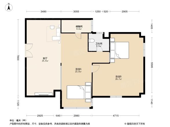 宝利大厦户型图