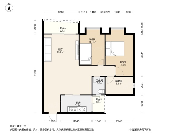 东丽豪庭户型图